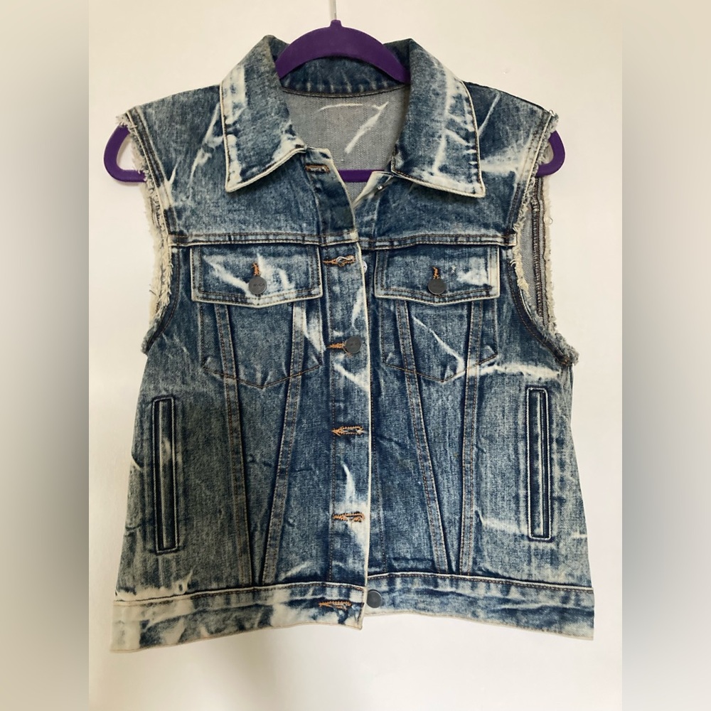RVCA Blue Denim Vest
